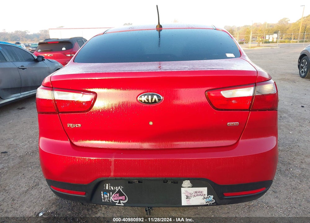 2014 KIA RIO LX VIN: KNADM4A31E6335503