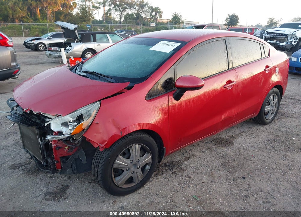 2014 KIA RIO LX VIN: KNADM4A31E6335503