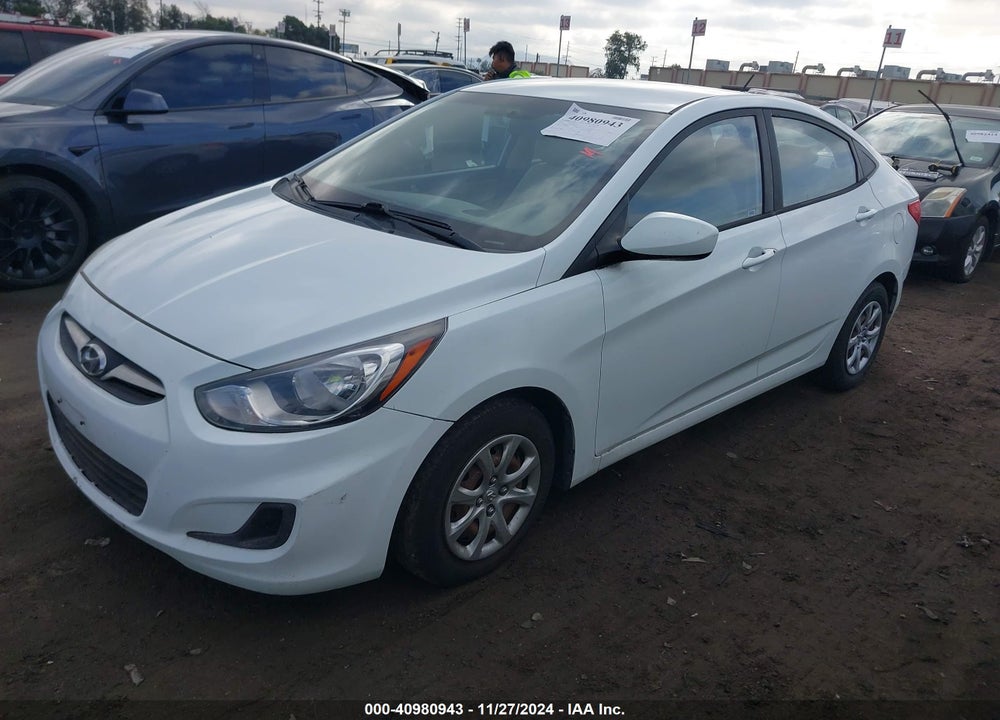 2013 HYUNDAI ACCENT GLS VIN: KMHCT4AEXDU542383