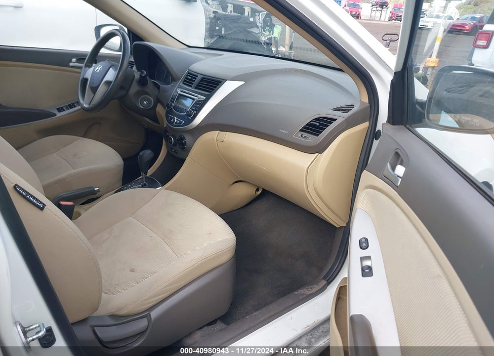 2013 HYUNDAI ACCENT GLS VIN: KMHCT4AEXDU542383