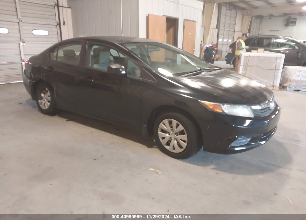 2012 HONDA CIVIC LX VIN: 2HGFB2F50CH564087