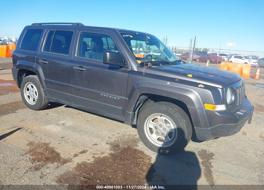 2016 JEEP PATRIOT SPORT VIN: 1C4NJPBA3GD815359