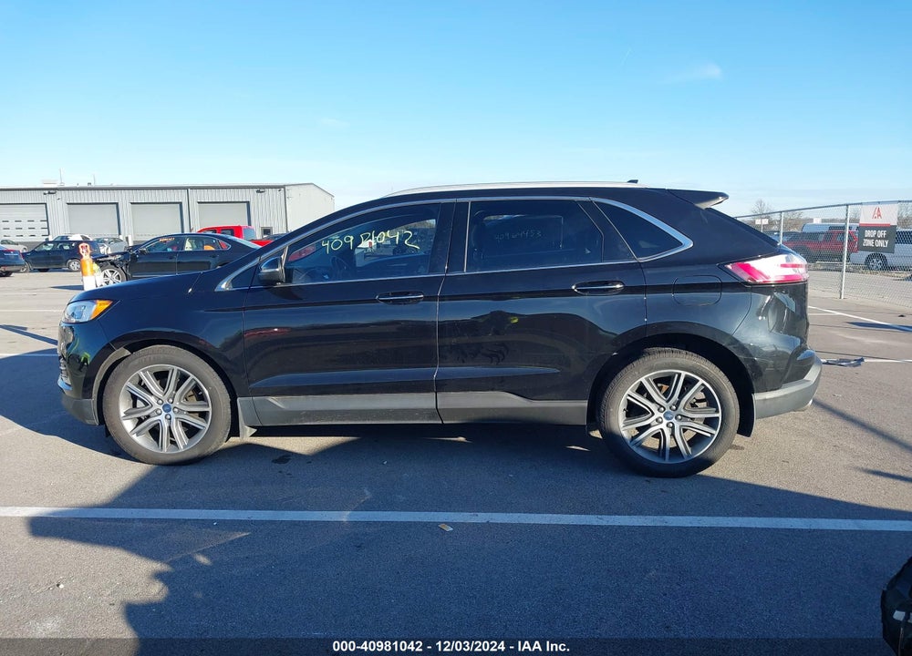 2019 FORD EDGE TITANIUM VIN: 2FMPK4K96KBB33709