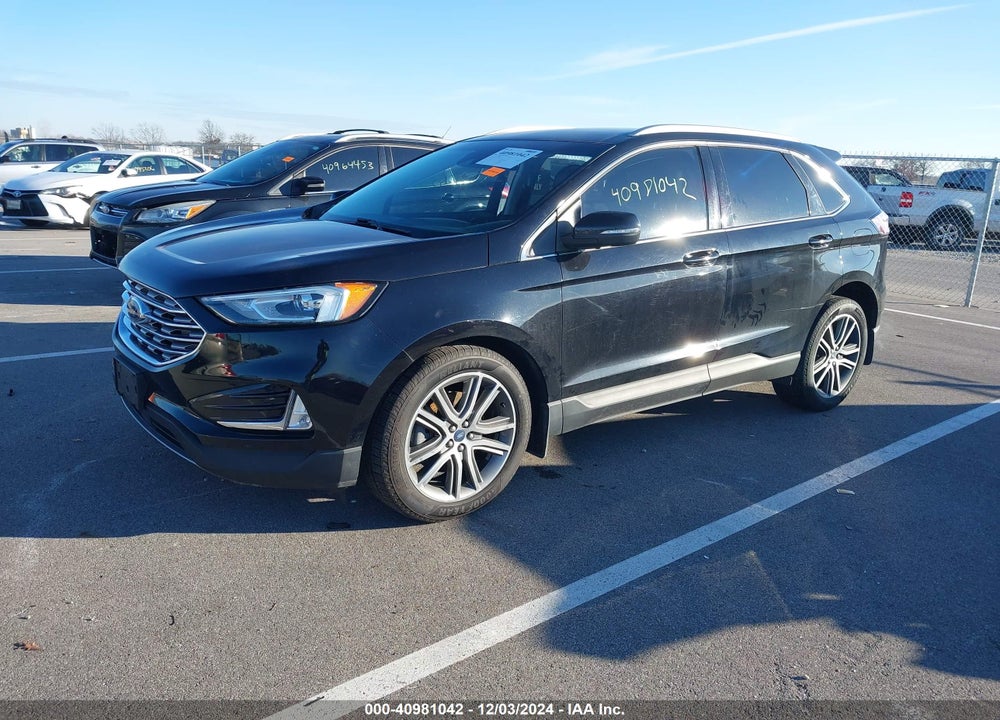 2019 FORD EDGE TITANIUM VIN: 2FMPK4K96KBB33709