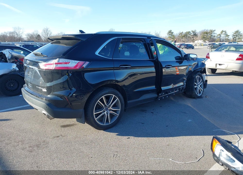2019 FORD EDGE TITANIUM VIN: 2FMPK4K96KBB33709
