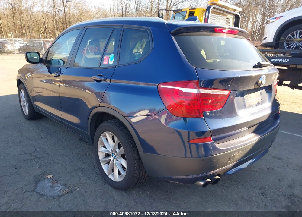 2013 BMW X3 VIN: 5UXWX9C5XD0D08107
