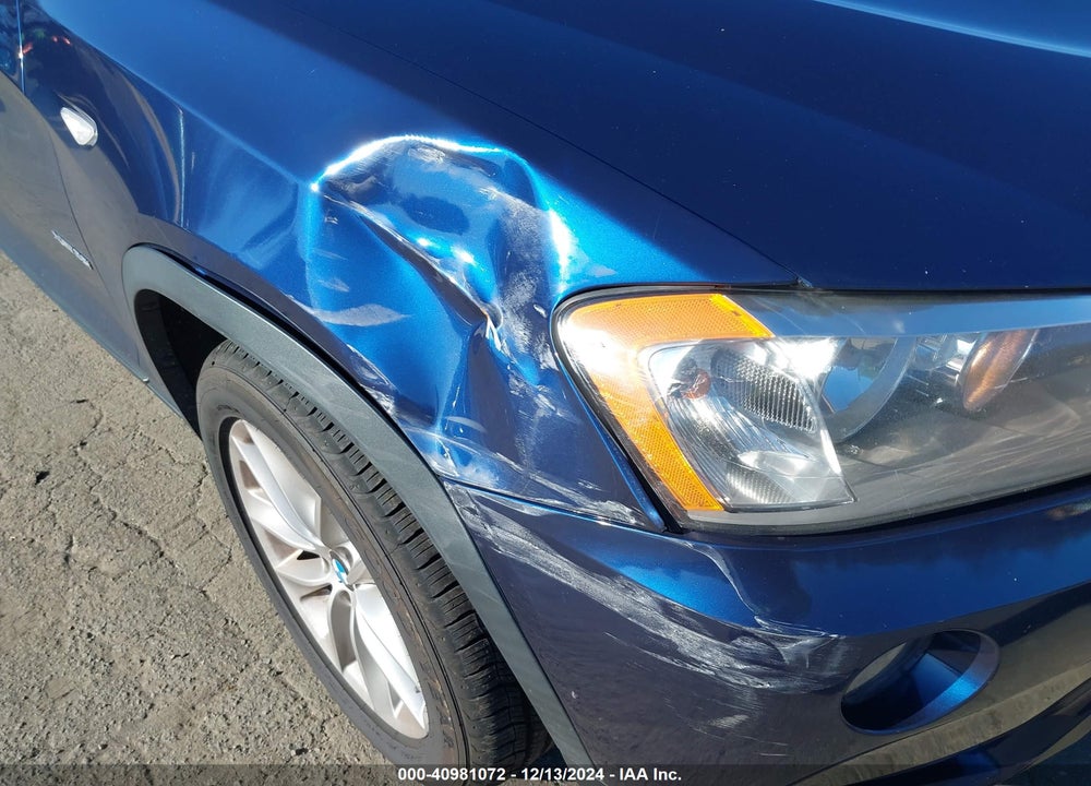 2013 BMW X3 VIN: 5UXWX9C5XD0D08107