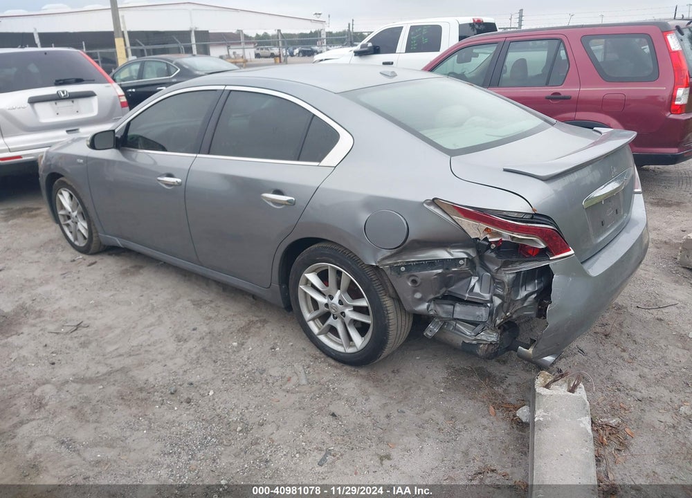 2009 NISSAN MAXIMA 3.5 SV VIN: 1N4AA51E99C821639