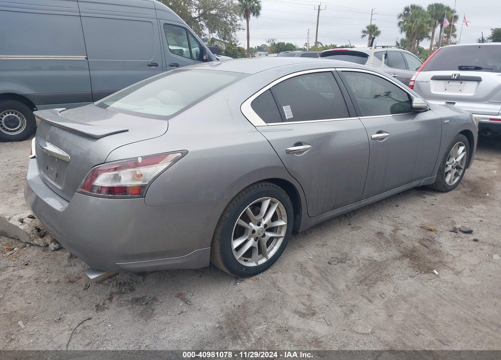 2009 NISSAN MAXIMA 3.5 SV VIN: 1N4AA51E99C821639