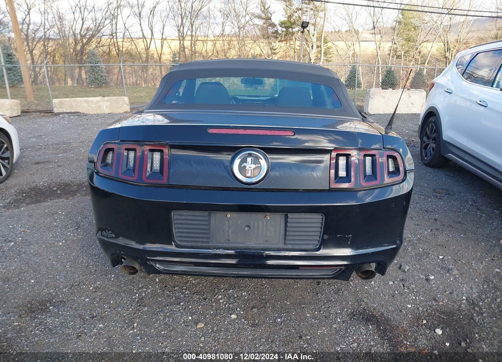 2013 FORD MUSTANG V6 VIN: 1ZVBP8EMXD5237048