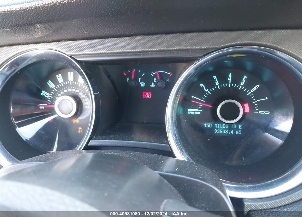 2013 FORD MUSTANG V6 VIN: 1ZVBP8EMXD5237048