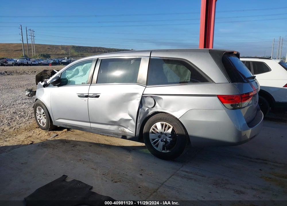 2016 HONDA ODYSSEY LX VIN: 5FNRL5H29GB127911