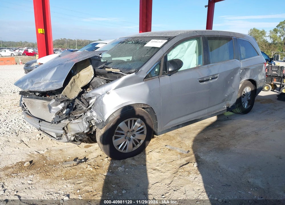 2016 HONDA ODYSSEY LX VIN: 5FNRL5H29GB127911