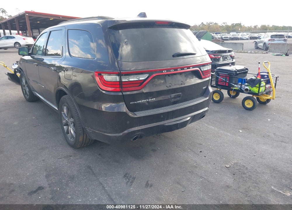 2017 DODGE DURANGO GT RWD VIN: 1C4RDHDGXHC629356