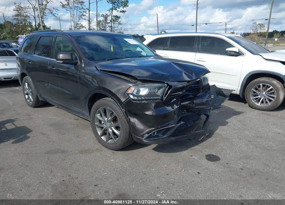 2017 DODGE DURANGO GT RWD VIN: 1C4RDHDGXHC629356