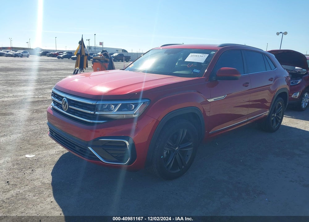 2021 VOLKSWAGEN ATLAS CROSS SPORT 3.6L V6 SE W/TECHNOLOGY R-LINE VIN: 1V2PE2CA7MC219542