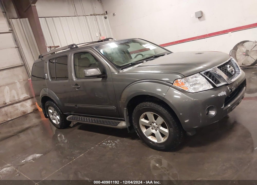 2008 NISSAN PATHFINDER SE VIN: 5N1AR18B68C601683