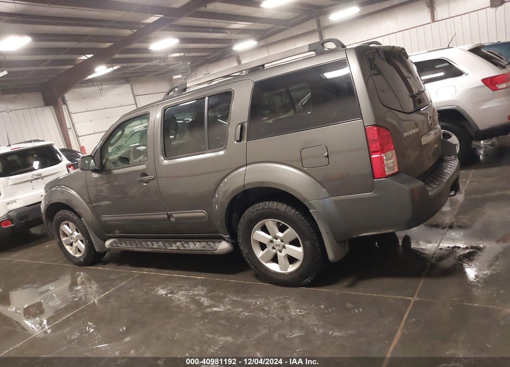 2008 NISSAN PATHFINDER SE VIN: 5N1AR18B68C601683