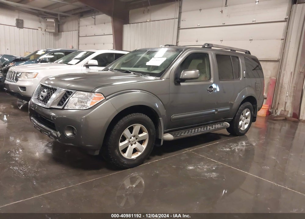 2008 NISSAN PATHFINDER SE VIN: 5N1AR18B68C601683
