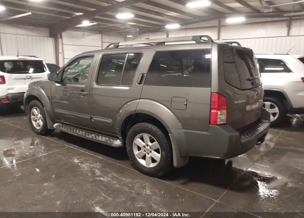 2008 NISSAN PATHFINDER SE VIN: 5N1AR18B68C601683