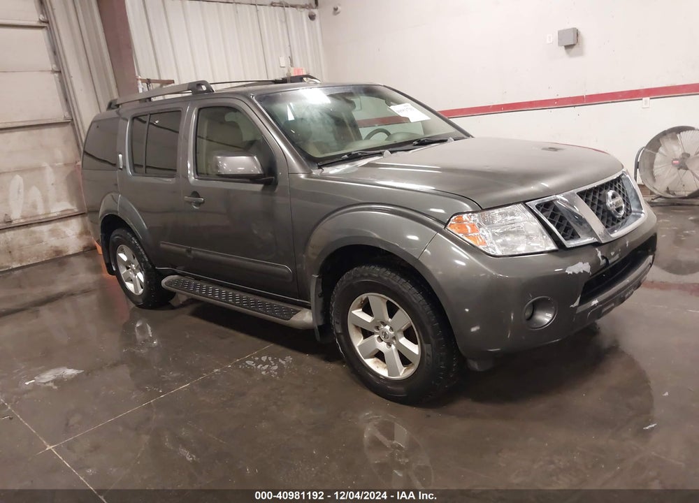 2008 NISSAN PATHFINDER SE VIN: 5N1AR18B68C601683