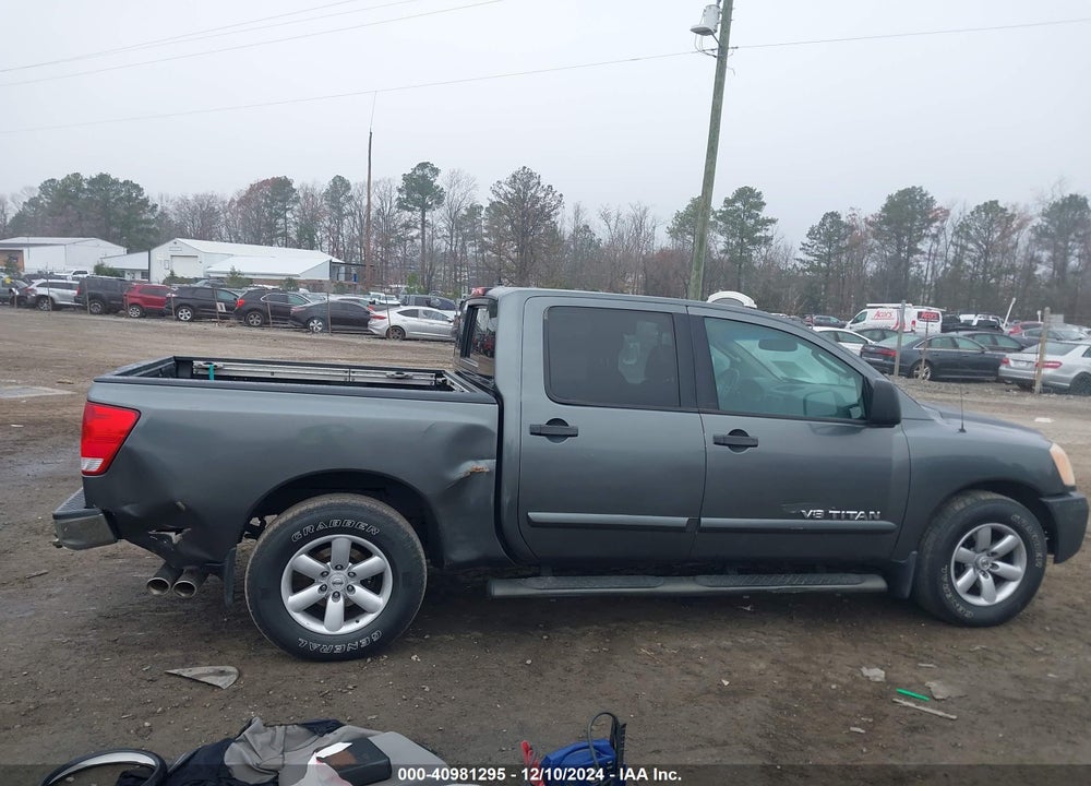 2008 NISSAN TITAN SE VIN: 1N6AA07D88N320804
