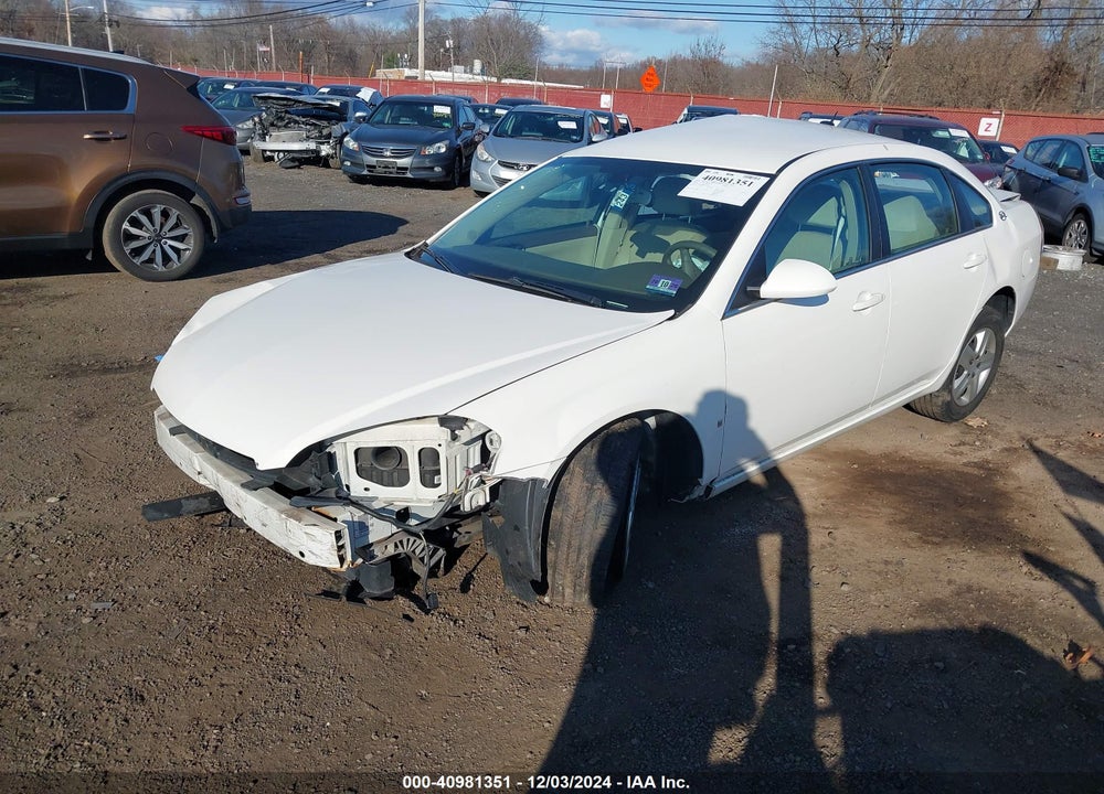 2008 CHEVROLET IMPALA LS VIN: 2G1WB58N881368212