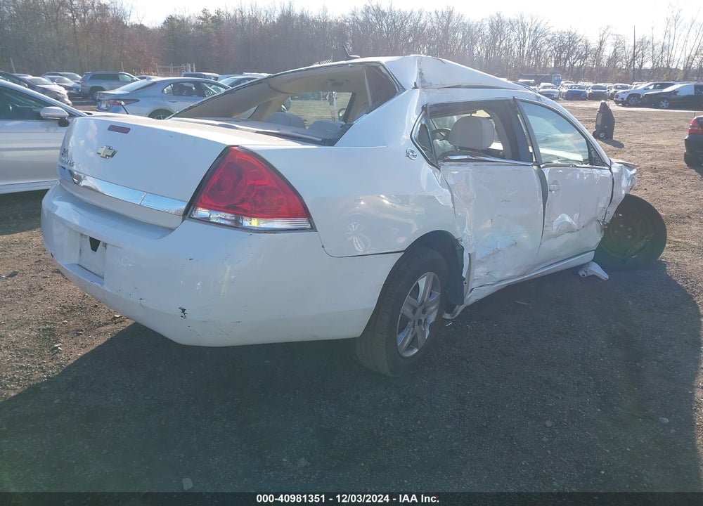 2008 CHEVROLET IMPALA LS VIN: 2G1WB58N881368212