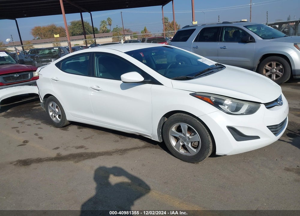 2014 HYUNDAI ELANTRA SE VIN: 5NPDH4AE9EH514600