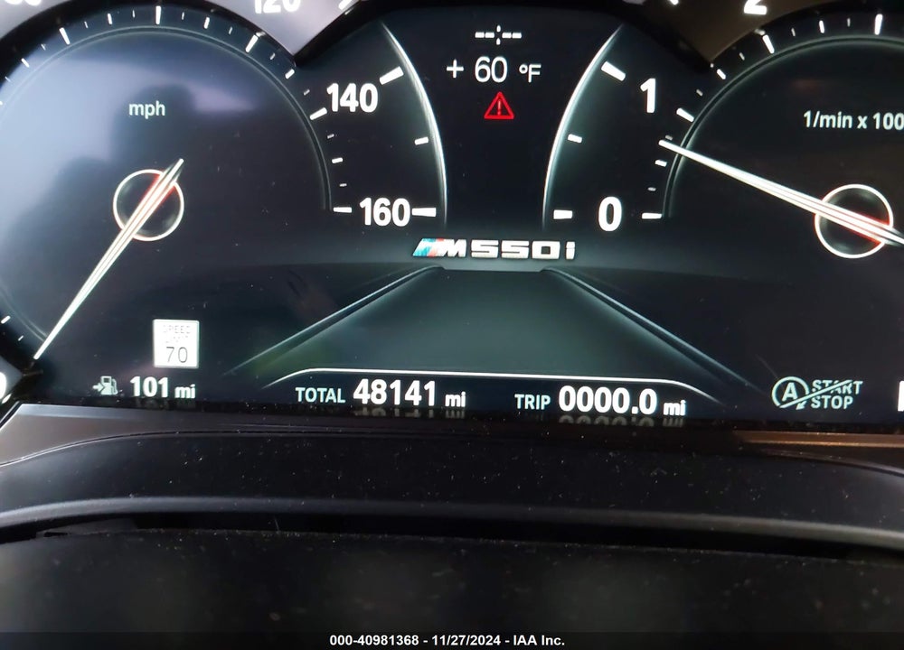 2018 BMW M550I VIN: WBAJB9C58JB287357