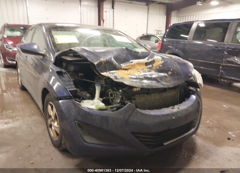 2014 HYUNDAI ELANTRA SE VIN: 5NPDH4AE7EH539446