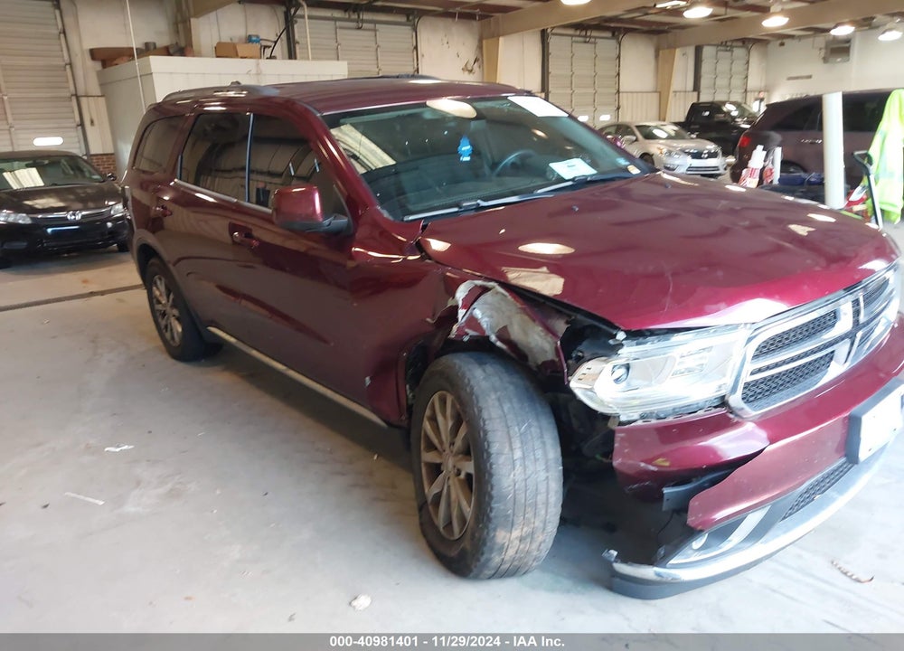 2017 DODGE DURANGO SXT AWD VIN: 1C4RDJAG7HC958060