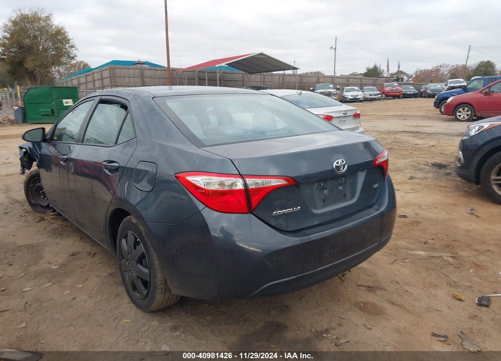 2016 TOYOTA COROLLA LE VIN: 2T1BURHE6GC489506