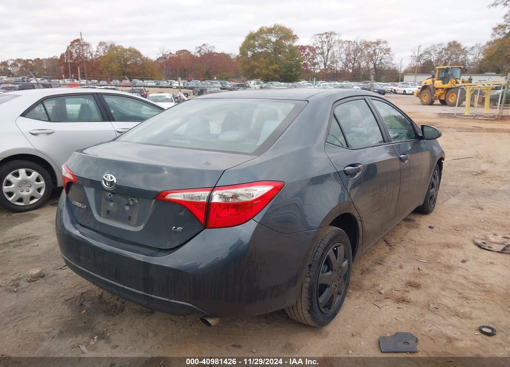 2016 TOYOTA COROLLA LE VIN: 2T1BURHE6GC489506