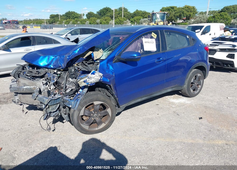 2018 HONDA HR-V EX-L VIN: 3CZRU6H72JM721302
