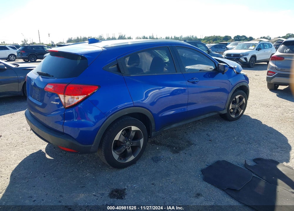 2018 HONDA HR-V EX-L VIN: 3CZRU6H72JM721302