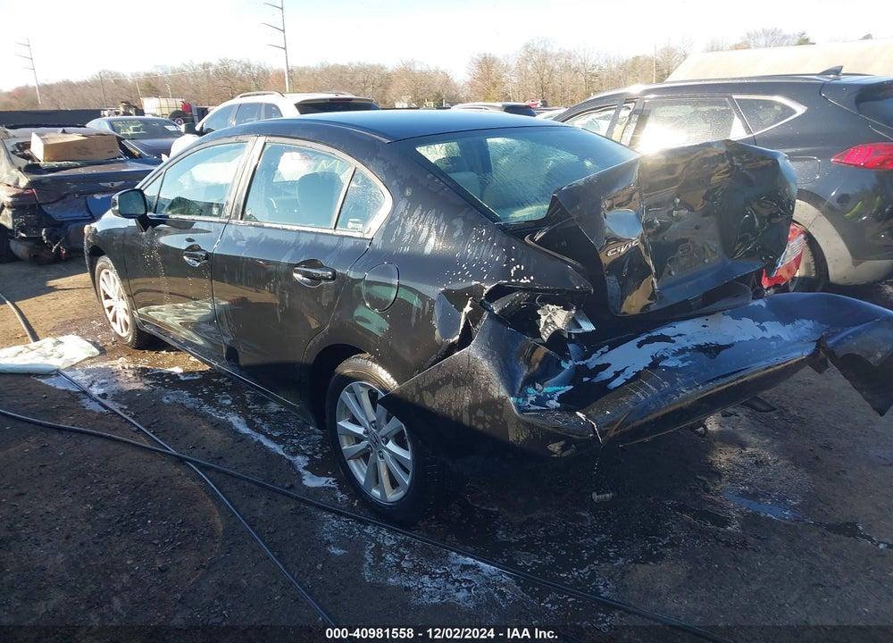 2012 HONDA CIVIC EX VIN: 19XFB2F82CE392827