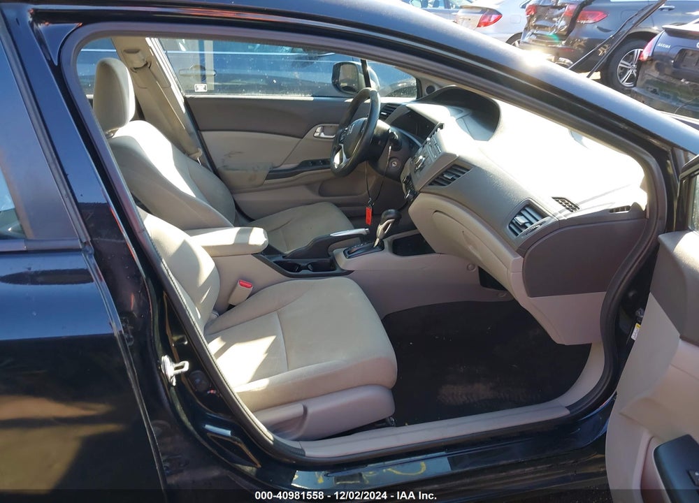 2012 HONDA CIVIC EX VIN: 19XFB2F82CE392827