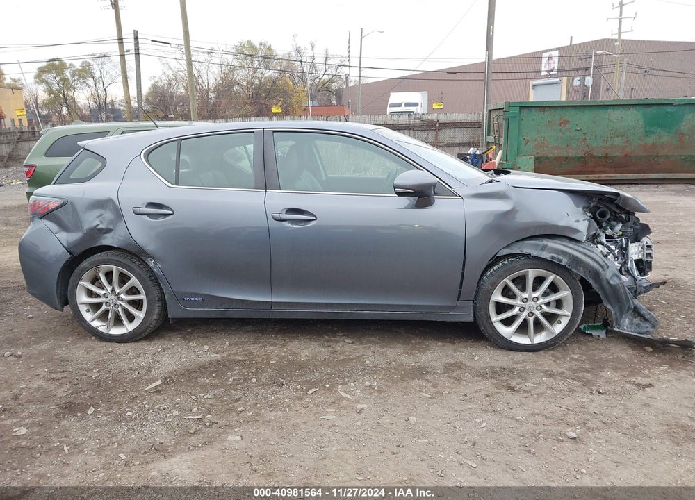 2012 LEXUS CT 200H VIN: JTHKD5BH7C2105199