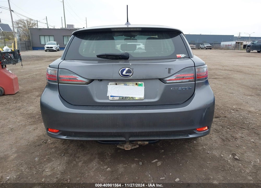 2012 LEXUS CT 200H VIN: JTHKD5BH7C2105199
