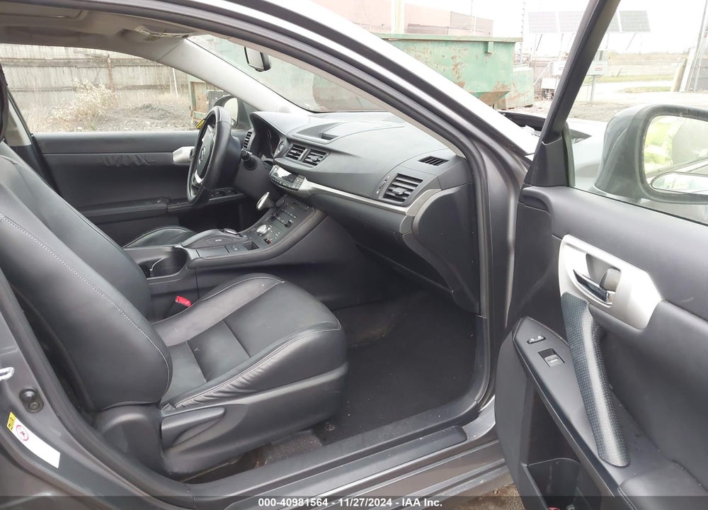 2012 LEXUS CT 200H VIN: JTHKD5BH7C2105199