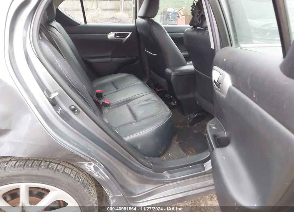 2012 LEXUS CT 200H VIN: JTHKD5BH7C2105199