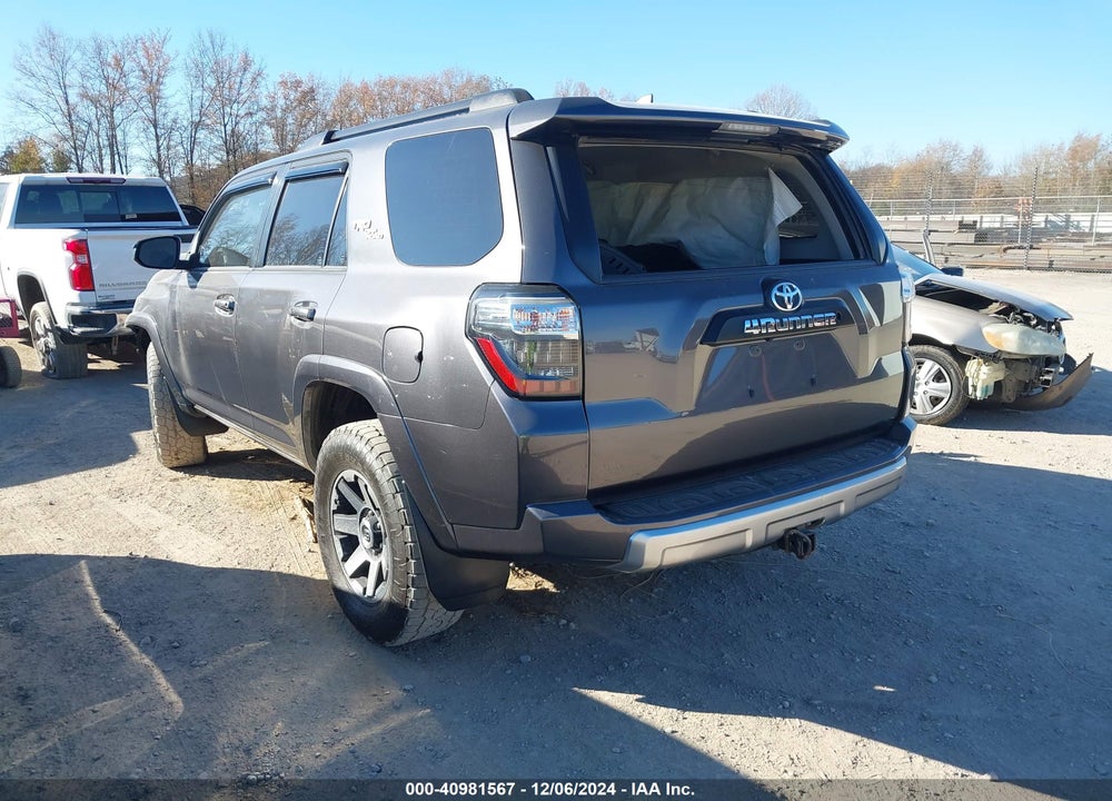2019 TOYOTA 4RUNNER TRD OFF ROAD VIN: JTEBU5JR7K5720842