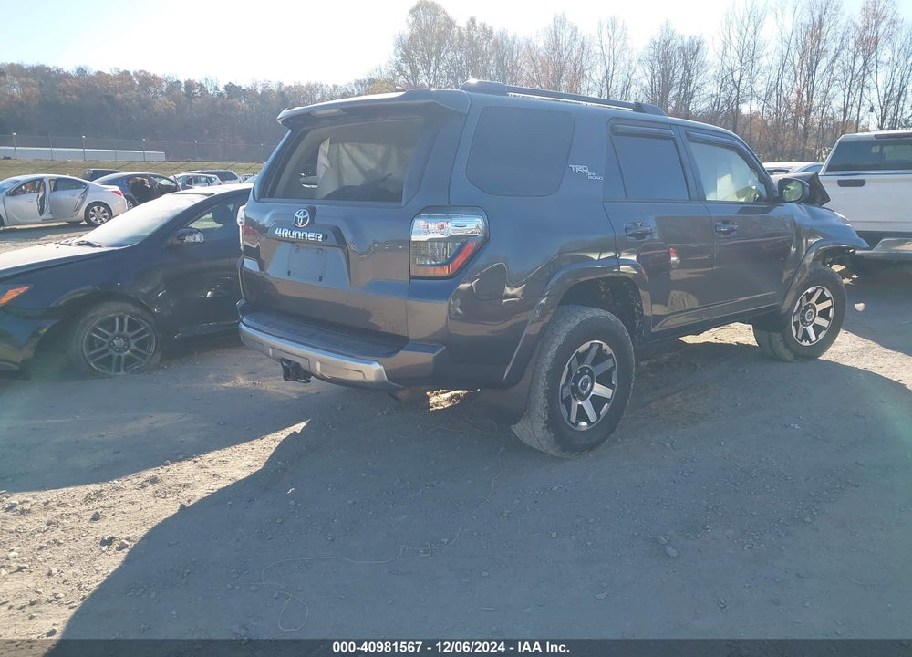 2019 TOYOTA 4RUNNER TRD OFF ROAD VIN: JTEBU5JR7K5720842