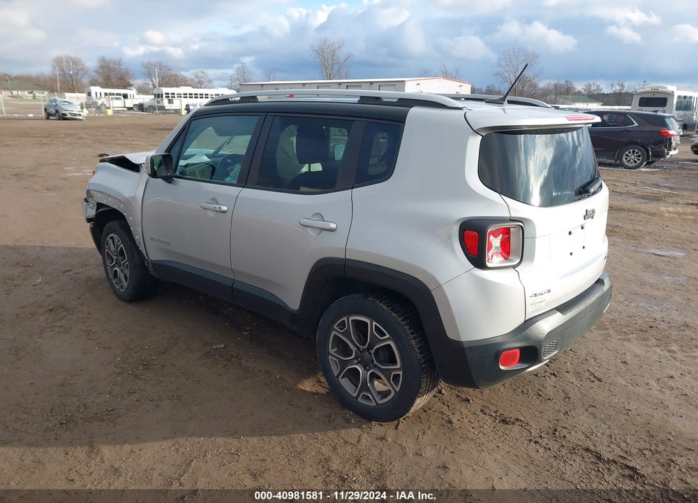2016 JEEP RENEGADE LIMITED VIN: ZACCJBDTXGPC86731
