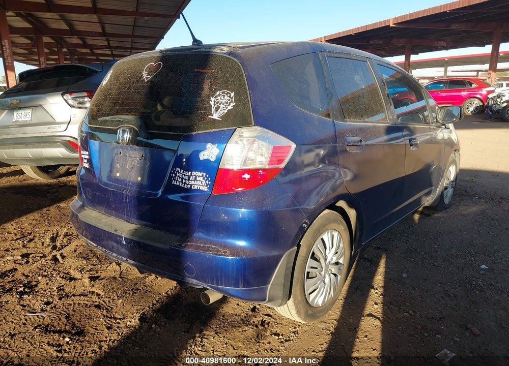 2012 HONDA FIT VIN: JHMGE8H36CC014497