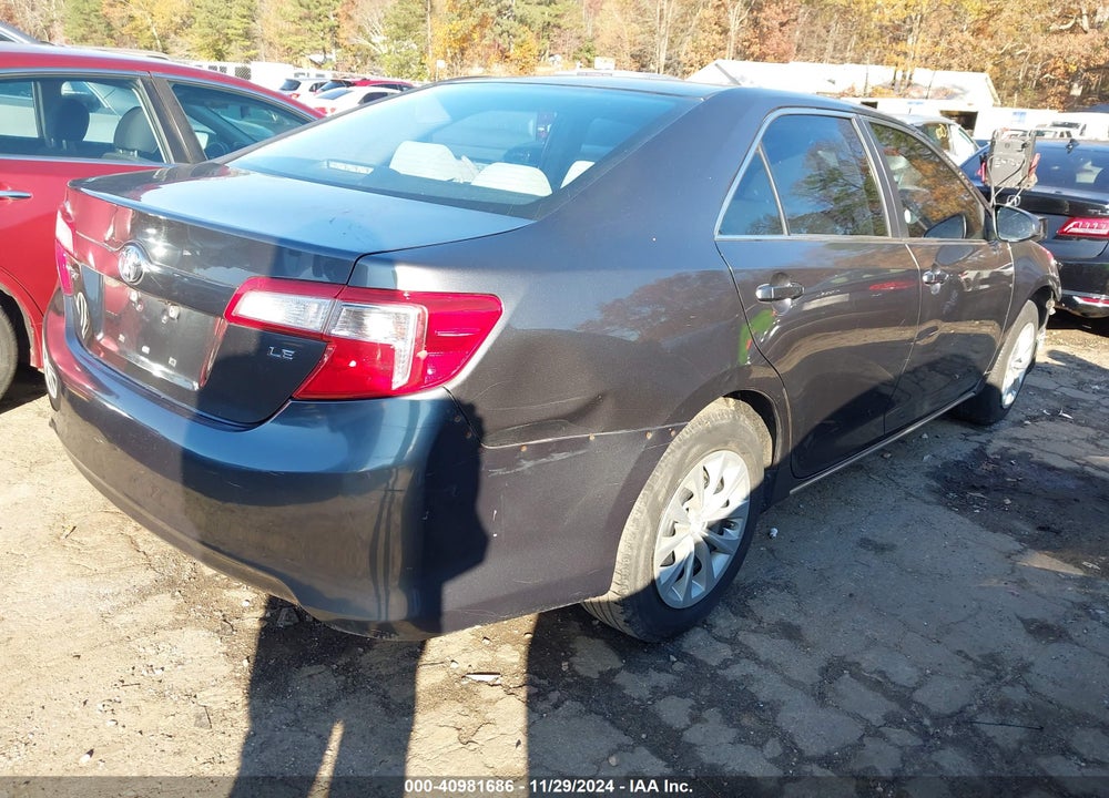 2013 TOYOTA CAMRY LE VIN: 4T1BF1FK8DU261554