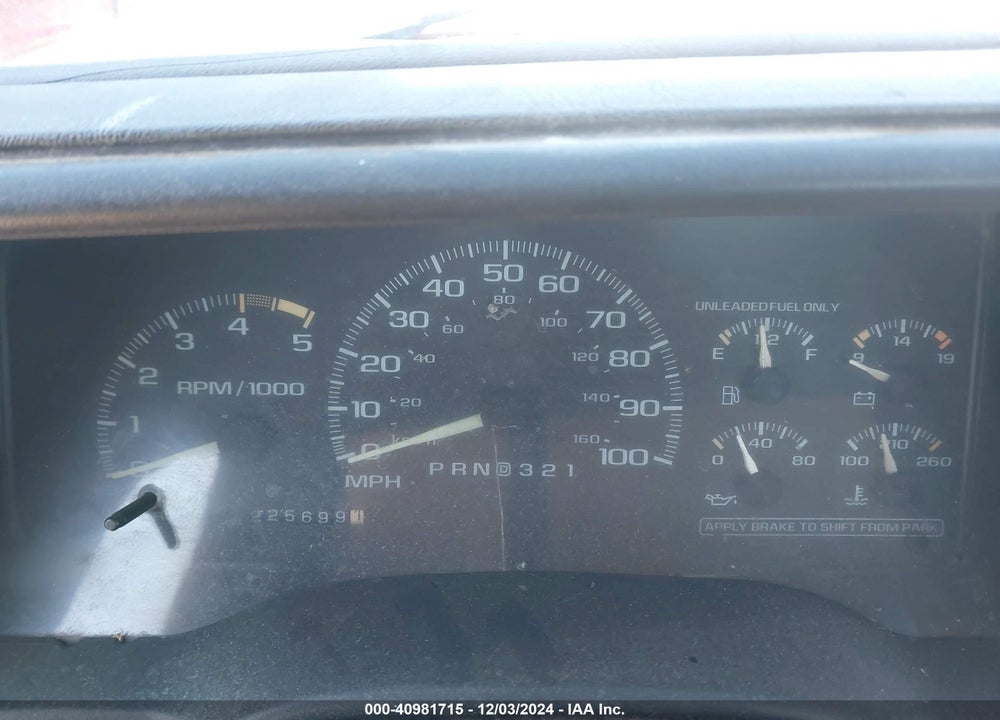 1995 CHEVROLET GMT-400 C1500 VIN: 1GCEC14K7SZ101257