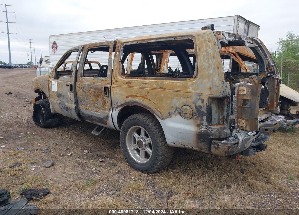 2001 FORD EXCURSION LIMITED VIN: 1FMSU43F21EA19511