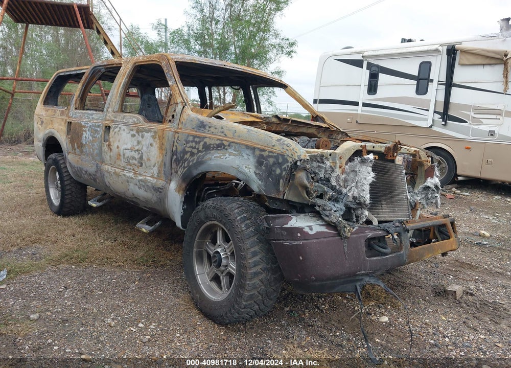 2001 FORD EXCURSION LIMITED VIN: 1FMSU43F21EA19511